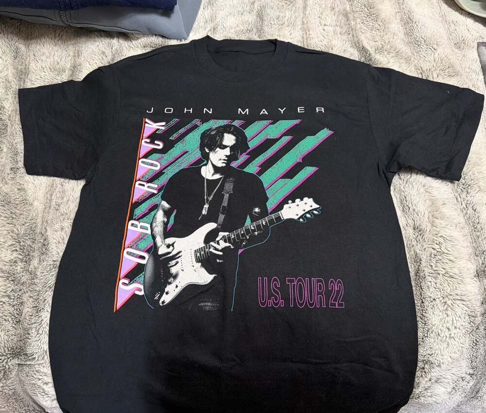 John Mayer Sob Rock U.S. Tour 22 Concert T-Shirt
